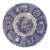 Antique New Wharf London Lavender & White English Garden Plate – Rare 9” English Transferware For Sale