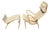 Set of Lounge Chair and Ottoman by Bruno Mathsson, 1970s For Sale