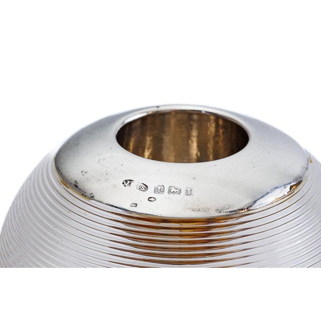 Description: Antique English Matchstriker Date: Circa 1890 Material: Crystal & Sterling Origin: England Maker: Hallmarked...