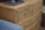 Tan Matthew Izzo Home Celine Four Drawer Woven Rattan Chest With Satin Brass Drawer Pulls and Soft Slide Drawers For Sale - Image 8 of 12