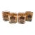 1970s Mid Century Modern Bicentennial Lowball Glasses - 4 pcs For Sale