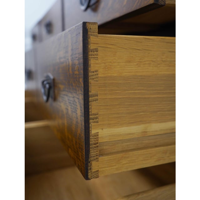 2000 - 2009 Stickley Mission Oak 9 Drawer Dresser For Sale - Image 5 of 18