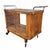 Brown Art Deco Walnut and Chrome Serving Trolley, 1930s For Sale - Image 8 of 8