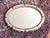 Late 20th Century Hollywood Regency Oval Wall Mirror With Brass Accents For Sale - Image 5 of 12