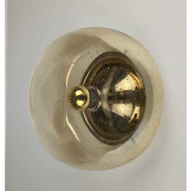 Italian Space Age Bubble Glass Ceiling Light, 1970s For Sale - Image 16 of 18