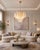 Vintage Murano Glass Chandelier, 1990 For Sale - Image 8 of 12