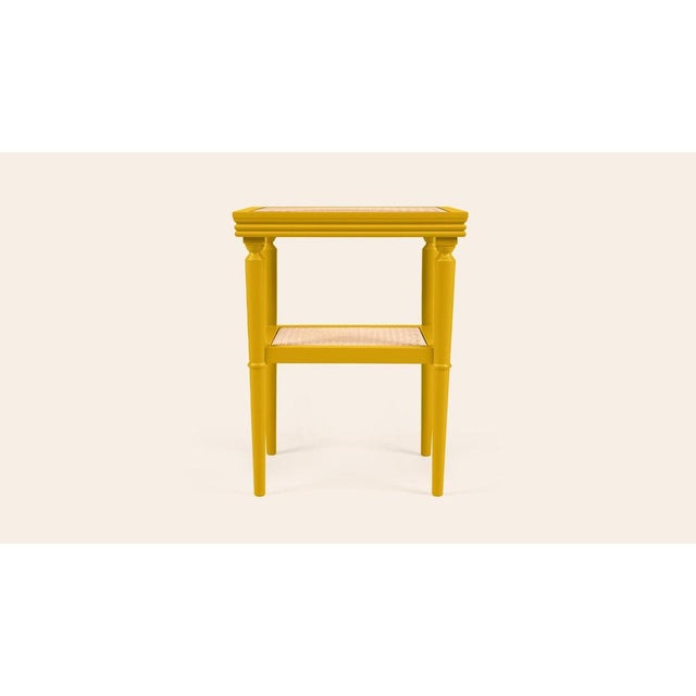 Mustard Ilaria Side Table by Ceraudo For Sale - Image 4 of 9