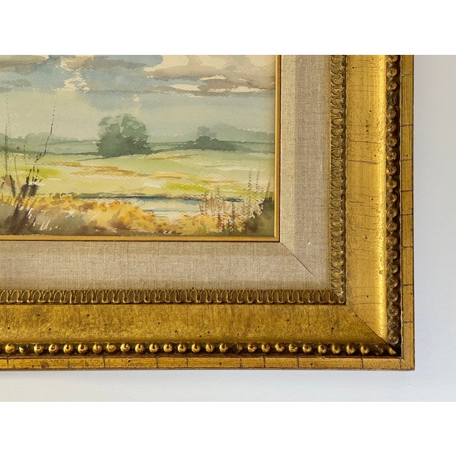 1970s Imogene Ragon Scenic Watercolor Painting Arkansas Plein Air Artist For Sale In Cincinnati - Image 6 of 12