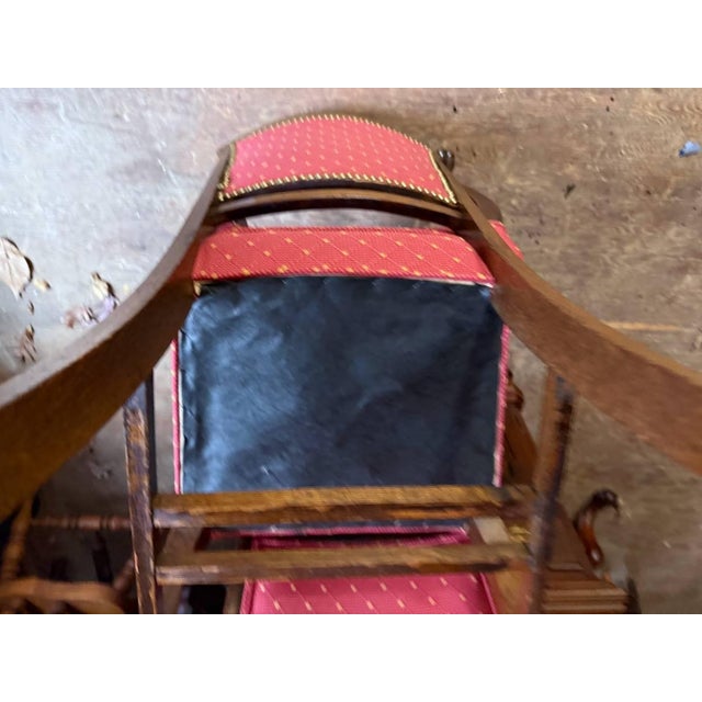 Antique Victorian Style Hand Carved Lion Feet Dining Chairs. Set of 3 For Sale - Image 17 of 17