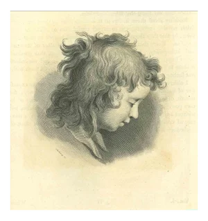 Thomas Holloway, Portrait of a Child, Etching, 1810