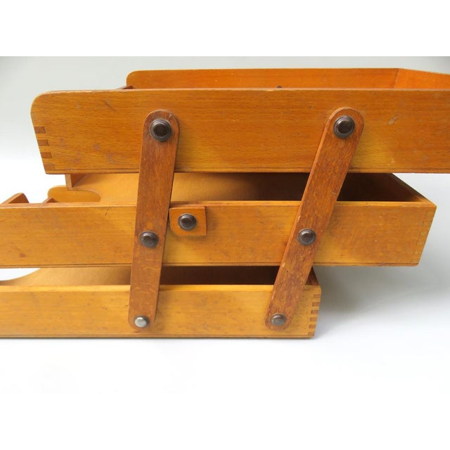 Vintage Bauhaus Desk Storage Rack, 1930s For Sale - Image 10 of 17