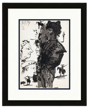 Pablo Picasso, Matador and Corrida Characters, 1st Edition in Bulls and Bullfighters, 1961, Original Lithograph