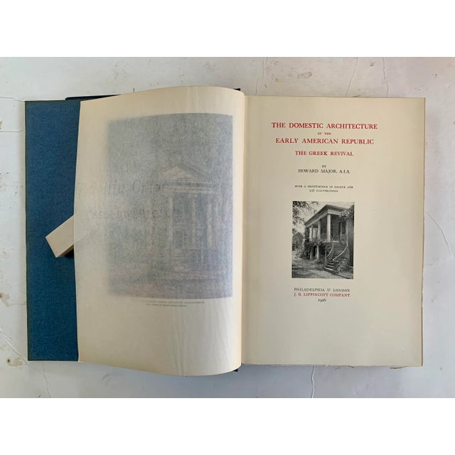 Paper 1920s Domestic Architecture of the Early American Republic: Greek Revival For Sale - Image 7 of 8
