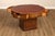 Traditional Kittinger Leather Top Round Rent Table With Drawers T295 For Sale - Image 3 of 18