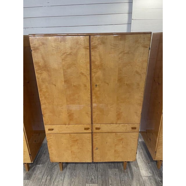 Vintage High-Gloss Wardrobes from Novy Domov, Czech-Republic, 1960s, Set of 3 For Sale - Image 14 of 18