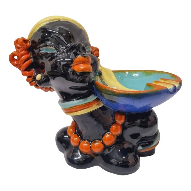 Art Deco Ceramic Ashtray, 1930s For Sale