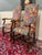 Antique Pair of Catalan Style Carved Oak Recently Upholstered Armchairs C. 1920s For Sale - Image 4 of 18