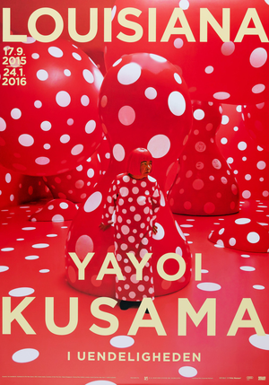 Guidepost to the New Space Poster after Yayoi Kusama