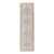 Turkish Oushak Runner With Soft Ivory Field and Peach Geometric Medallions For Sale