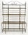 Vintage Steel & Brass Baker's Rack MINT For Sale - Image 4 of 17