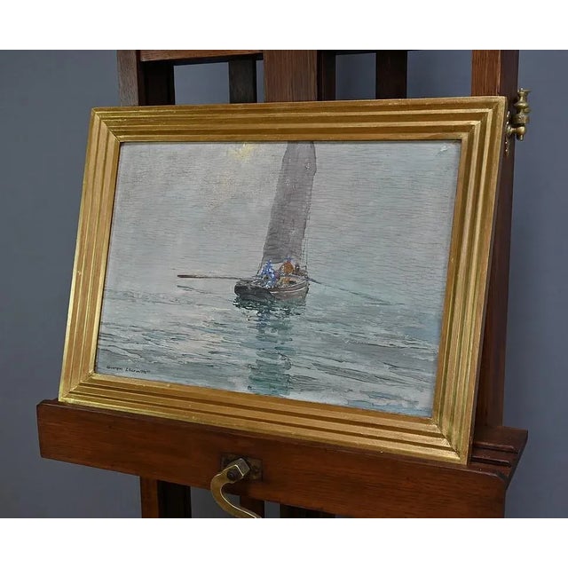 G. Lhermitte, In the Mist, 1934, Oil Painting For Sale - Image 3 of 13