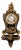 18th Century French Louis XV Lenoir À Paris Floral Cartel Clock & Bracket For Sale
