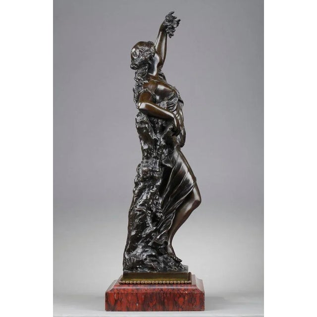 19th Century Bronze Statue of Bacchante For Sale - Image 4 of 18