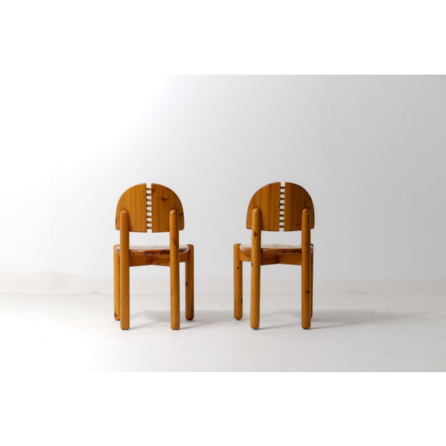Dining Chairs in Pine from Rainer Daumiller, 1970s, Set of 4 For Sale - Image 6 of 16