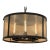 Restoration Hardware Riveted Mesh Round Chandelier For Sale