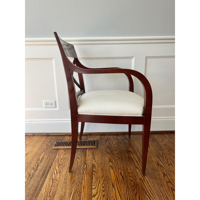 Late 20th Century Late 20th Century Pair of "Archetype X" Chairs by Baker Furniture For Sale - Image 5 of 9