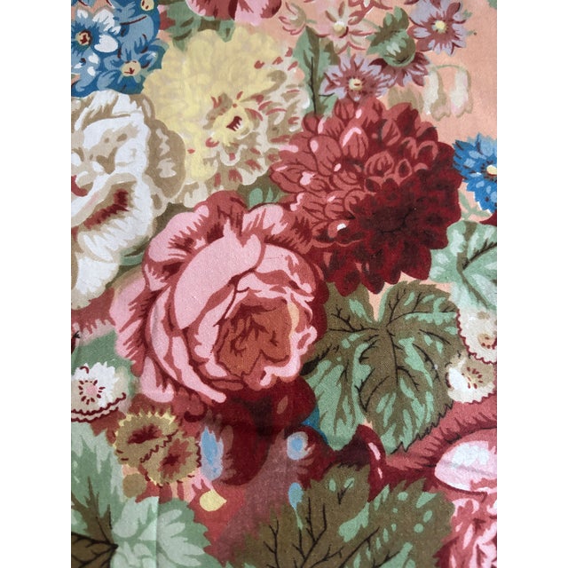 American 6 1/2 Yards of Gorgeous Floral Fabric For Sale - Image 3 of 5