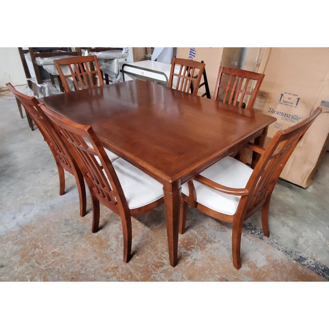 Thomasville Furniture Bridges 2.0 Newbridge Cherry Dining Table & Chair