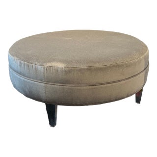 Kravet - Lucite Leg Cocktail Ottoman - Clear For Sale
