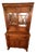 Mid 20th Century Cushman Colonial Creations China Cabinet No. 6024, Herman deVries Modern Rustic For Sale