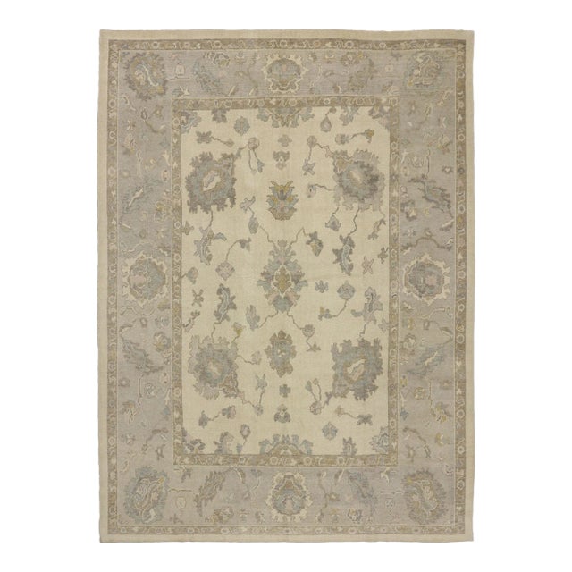 Turkish Oushak Rug - 09'06 X 12'11 For Sale