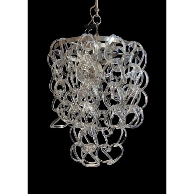 The Giogali chandelier was designed in 1967 by Angelo Mangiarotti for Vistosi. The Giogali lamp (compasso d’Oro mention in...