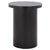 Black Ekon Round End Table in Black For Sale - Image 8 of 9