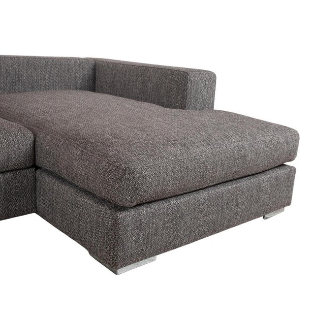 Cenova Fabric Corner Sofa in Grey by BoConcept For Sale - Image 6 of 15