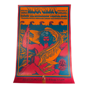 Moby Grape 1st Printing Fd49 Charlatans Family Dog Poster 1967 (60's) Rock Music Psychedelic Mid-Century Modern Art