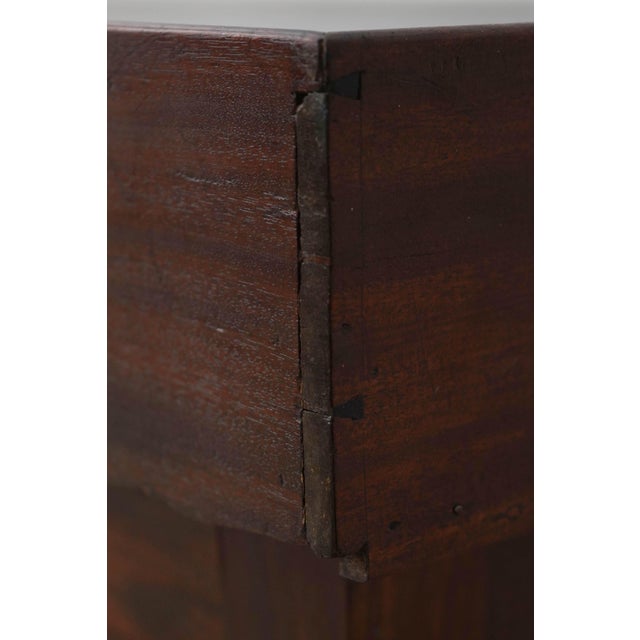 Antique 19th Century 2 Drawer Mahogany Sheraton Server Desk For Sale - Image 17 of 18