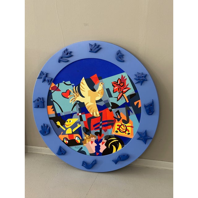 2000 - 2009 Wall Decoration by Ugo Nespolo, 2000s For Sale - Image 5 of 6