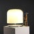 Table lamp with chromed metal base and structure and white methacrylate lampshade. Good condition. This piece is...