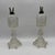 1850s Gothic Arch Pressed-Glass Oil Lamps, Attributed to Boston & Sandwich, - Pair For Sale - Image 14 of 18