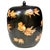 Black Noire Porcelain Ginger Jar - Goldfish Jiaqing Style For Sale In Dallas - Image 6 of 10
