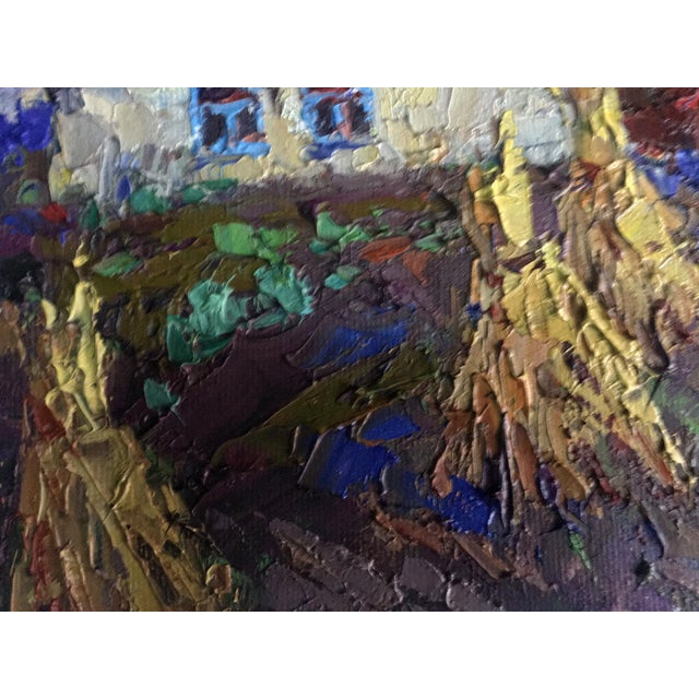 Brown Oil Painting Landscape Lonely Oksana Ivanyuk For Sale - Image 8 of 13