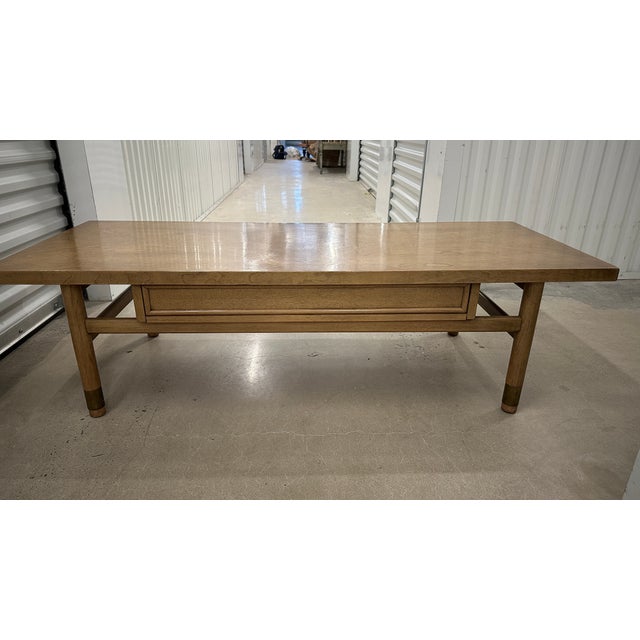 American of Martinsville 1960s Vintage Mid-Century Modern American of Martinsville Coffee Console Table For Sale - Image 4 of 12