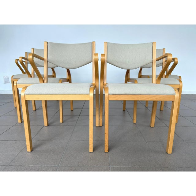 Vintage Dining Chairs, 1980s – Set of 6 For Sale - Image 4 of 10
