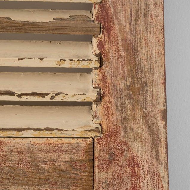 19th Century French Wooden Shutters - A Pair For Sale - Image 10 of 11