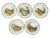 Antique Jean Pouyat Jpl Limoges France Hand-Painted Plates With Game Birds - Set of 5 For Sale - Image 13 of 13