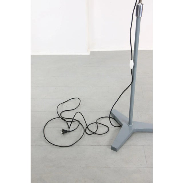 Vintage Industrial Adjustable Gooseneck Floor Lamp, 1970s For Sale - Image 15 of 17